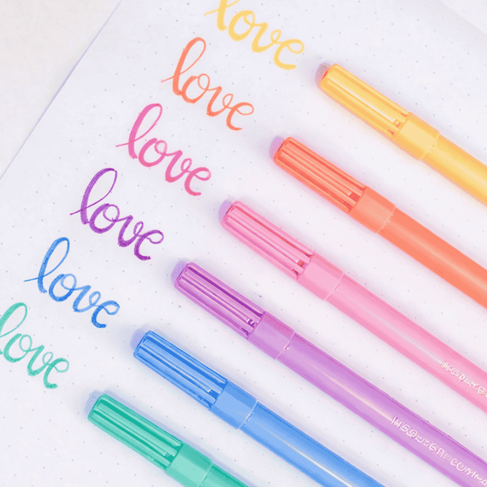 Hidrografica Neo-Pen Gigante Com 12 Cores Pastéis Compactor