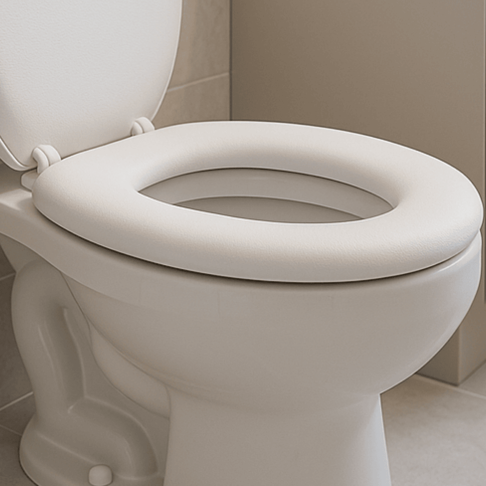 Assento Sanitário Almofadado Branco