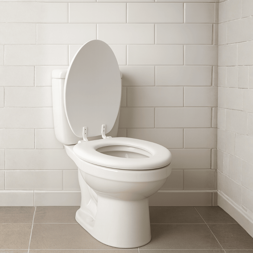 Assento Sanitário Almofadado Branco