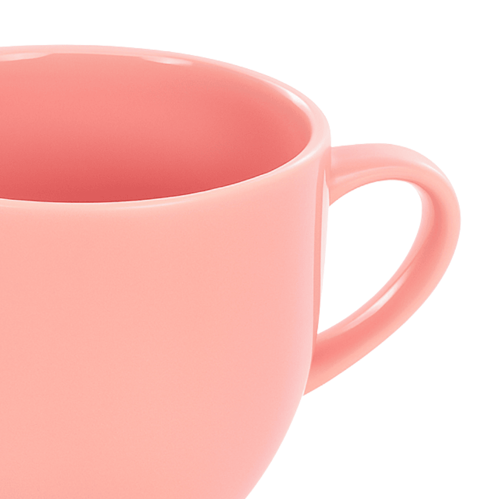 Xícara De Chá Rosa Rr - Cx 12 Unidades