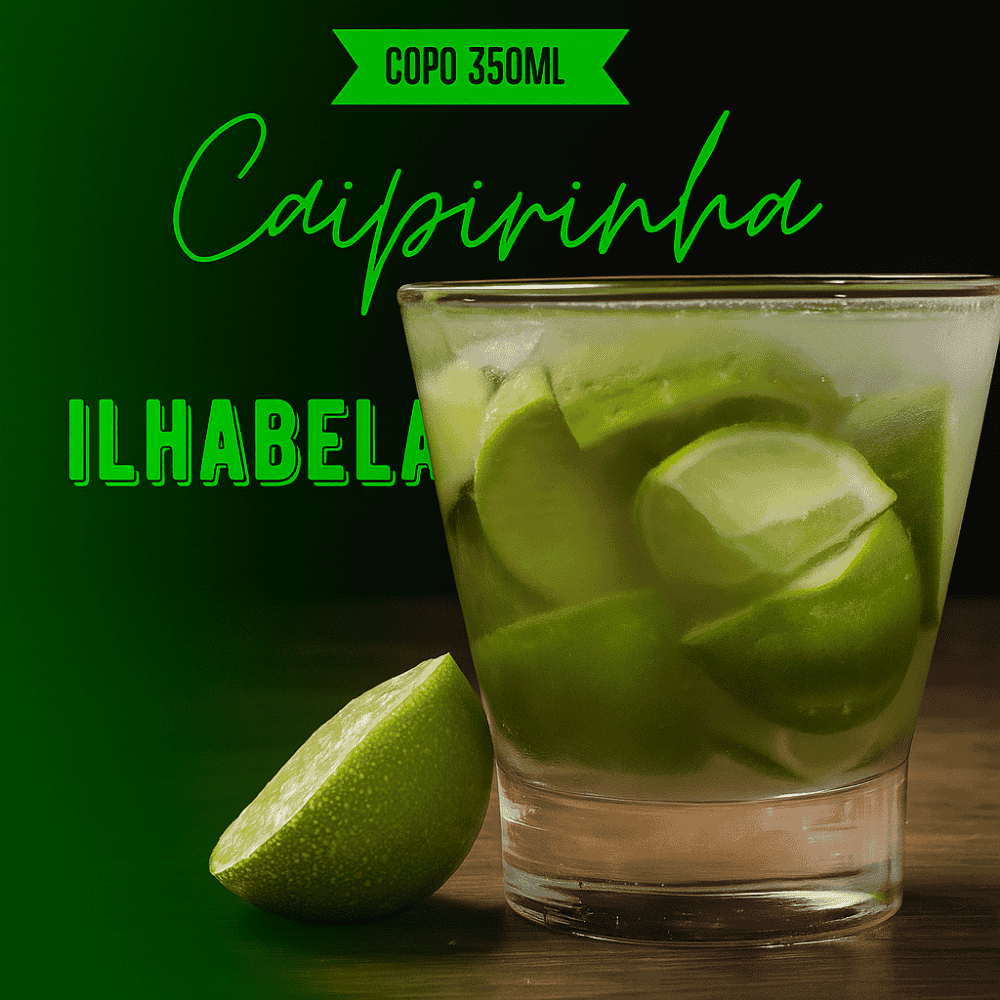 Copo Caipirinha Drinks 350Ml Whisky Vidro Suco - Cx 12 Unidades