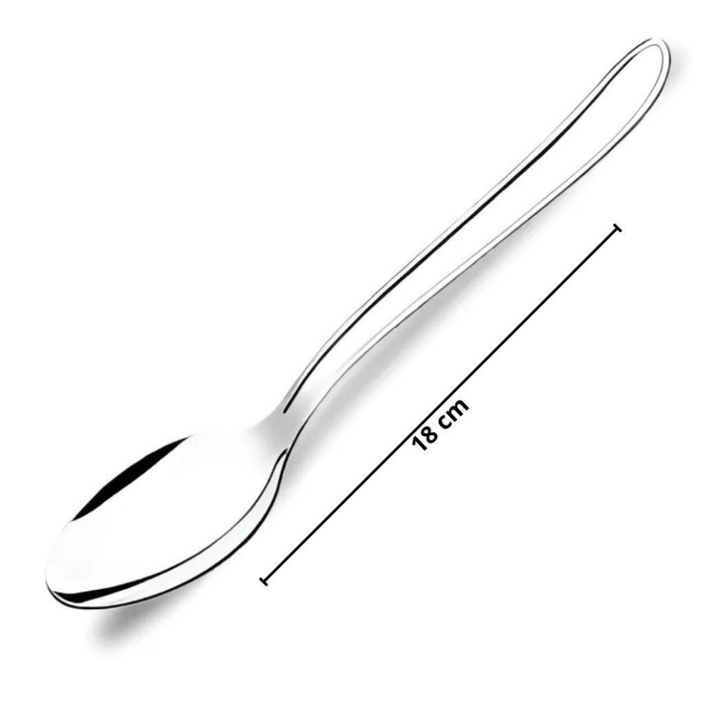 Colher De Sobremesa Recife Inox Chazak - Cx 12 Unidades