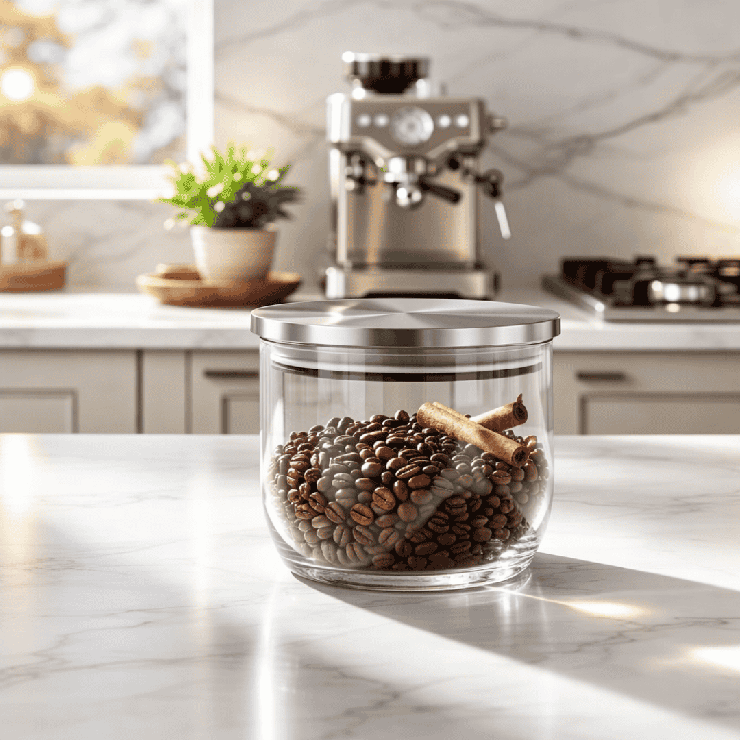 Pote Plus Com Tampa De Metal Nadir 540Ml