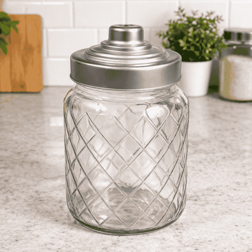 Pote de Vidro com Tampa 1L NewWay