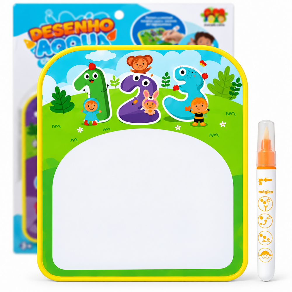 Desenho Acqua Divertido Letras e Números DM Toys
