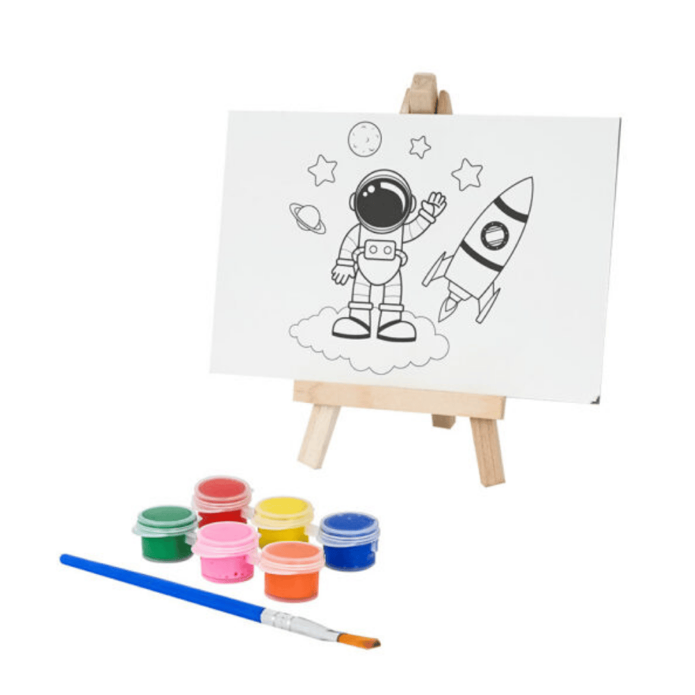 Kit Pintura Mini Cavalete Dmbrasil