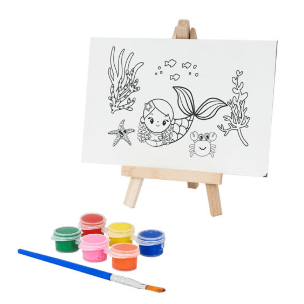 Kit Pintura Mini Cavalete Dmbrasil
