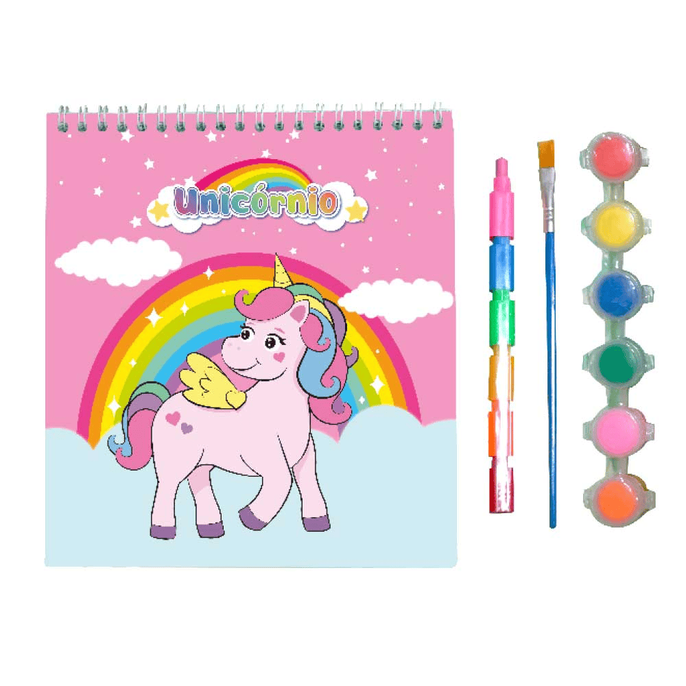 Kit Pintura Bloquinho Dmbrasil