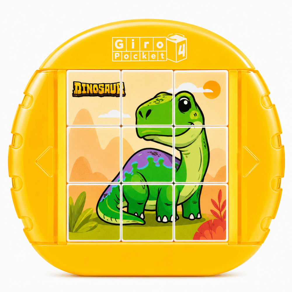 Quebra-Cabeça Giro 4 Pocket Dinossauro DMBrasil