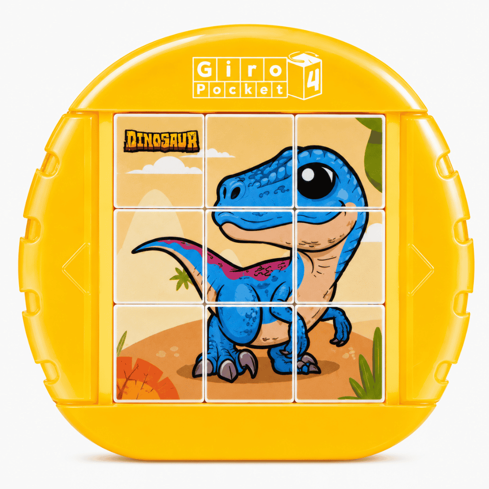 Quebra-Cabeça Giro 4 Pocket Dinossauro DMBrasil