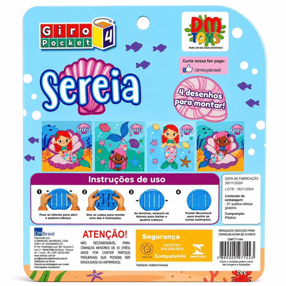 Quebra-Cabeça Giro 4 Pocket SE DMBrasil