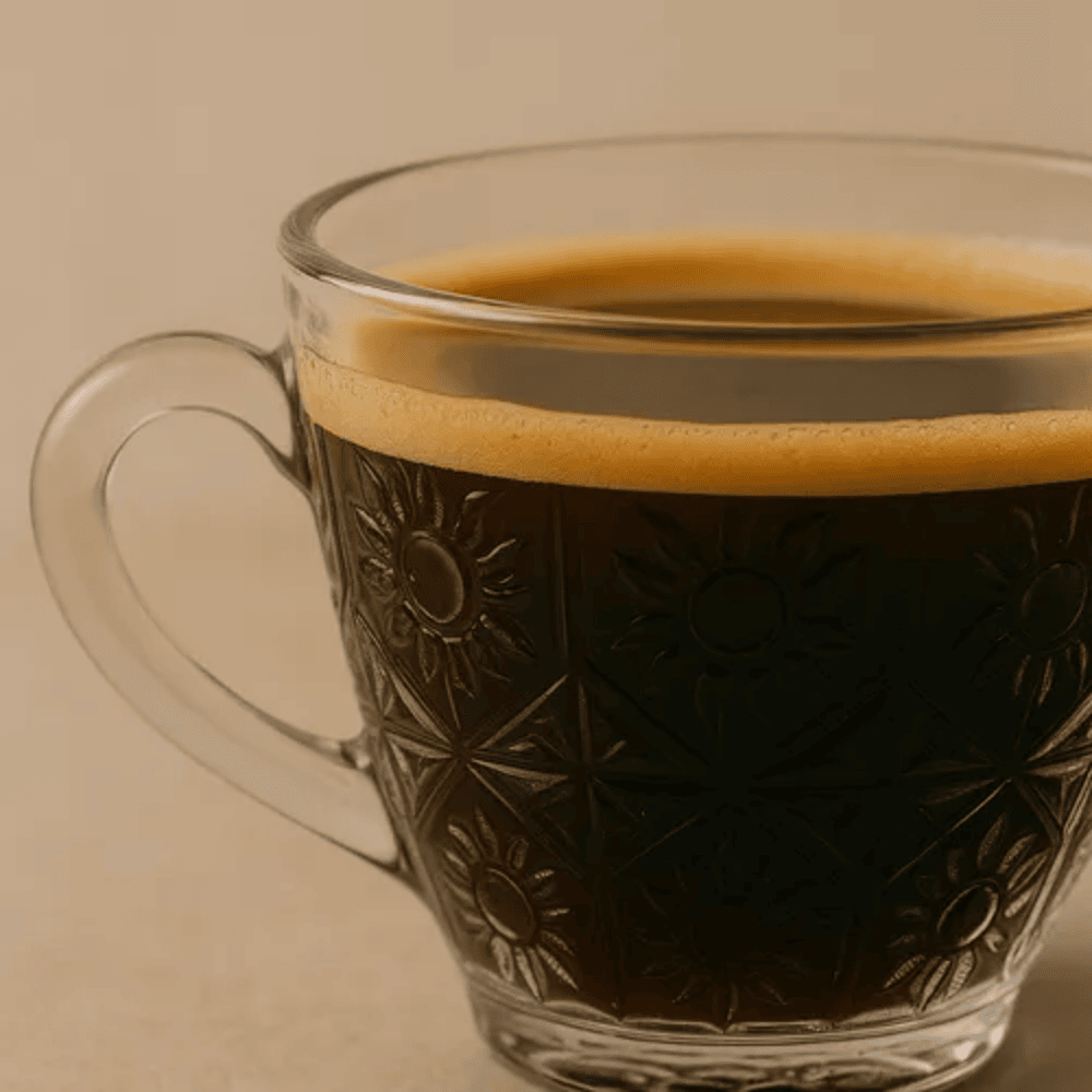 Xícara De Vidro Com Pires Para Chá Bohemia 220Ml Inga