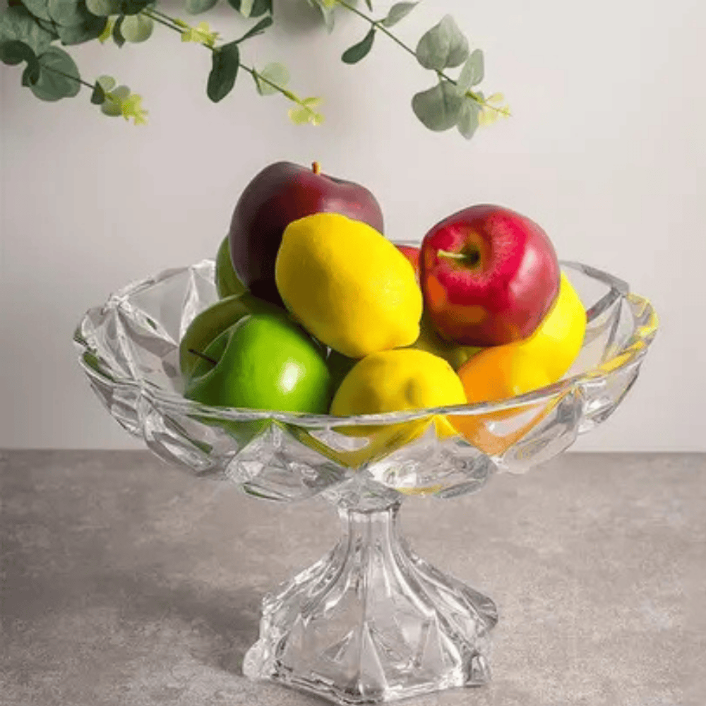 Centro De Mesa Decorativo Com Pé Deli Diamond Coliseu
