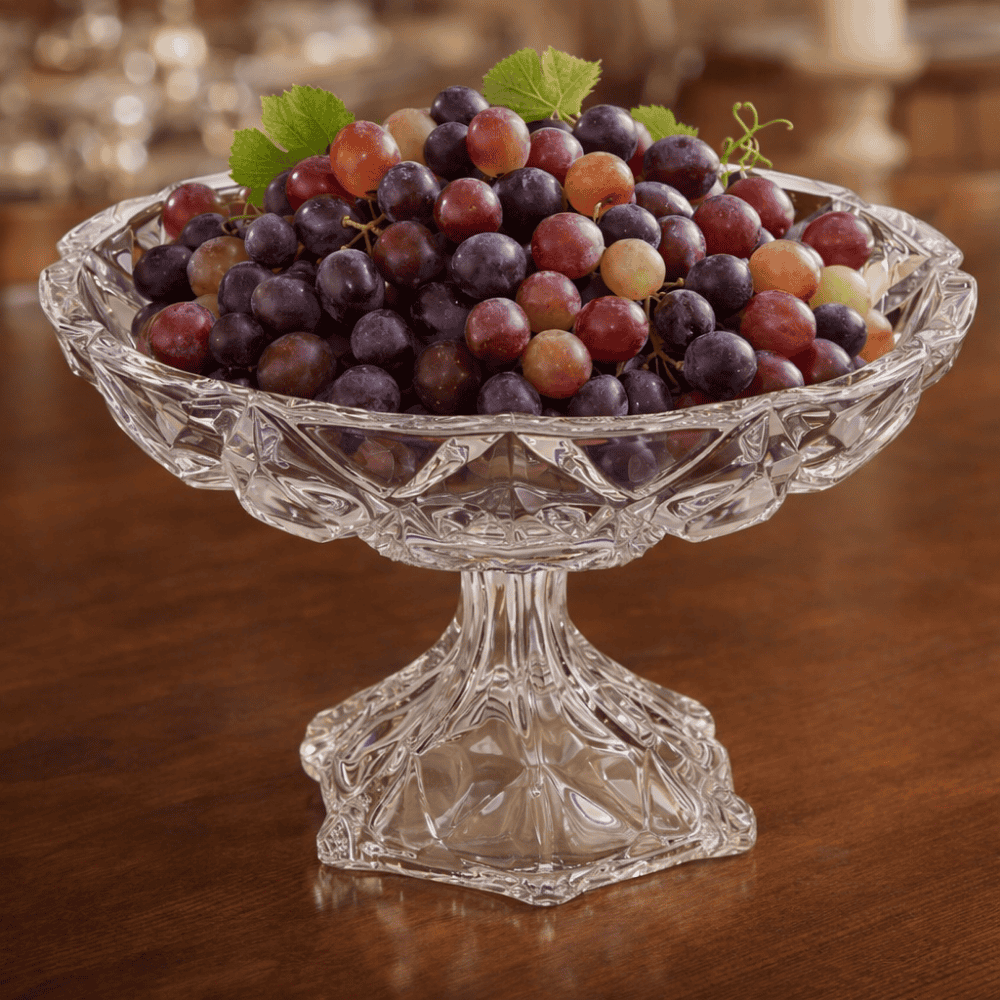 Centro De Mesa Decorativo Com Pé Deli Diamond Coliseu