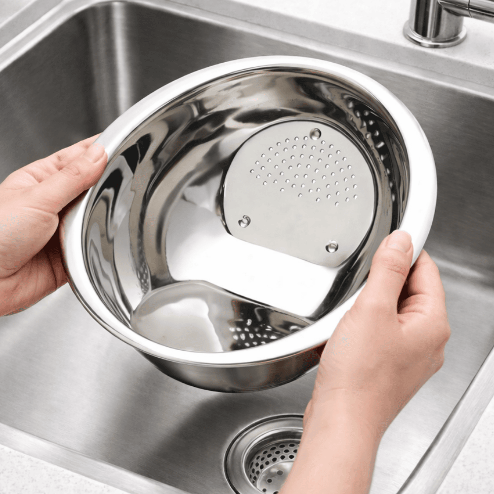 Escorredor de Arroz Inox Prime 25cm Coliseu 2223