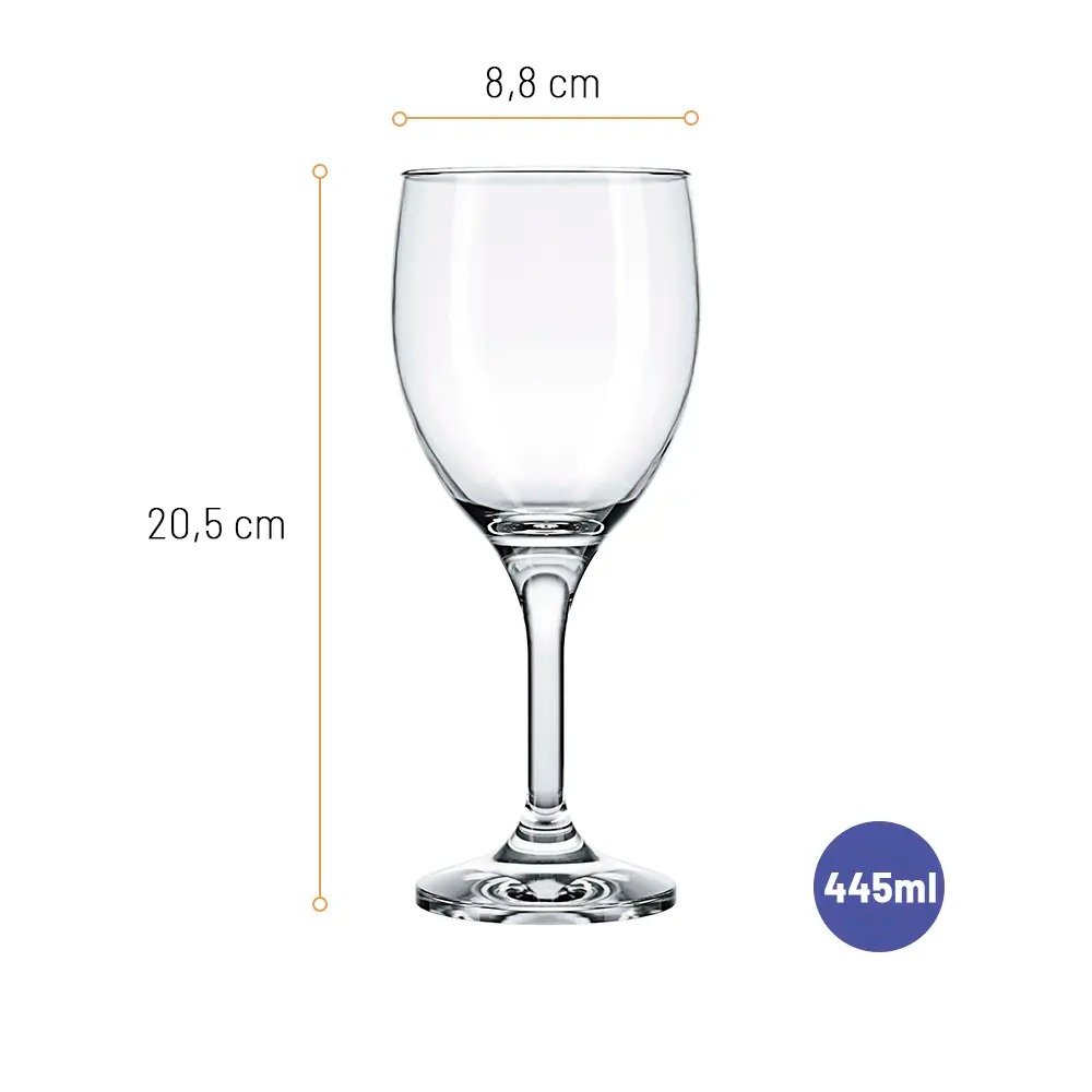 Taca Imperatriz Agua 445Ml Nadir