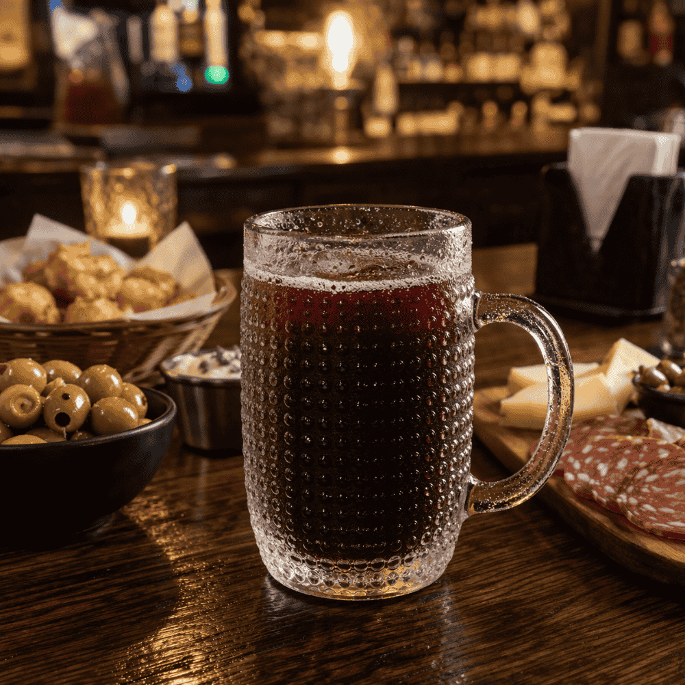 Caneca De Chopp De Vidro Riviera 375Ml Krystalmix 107110