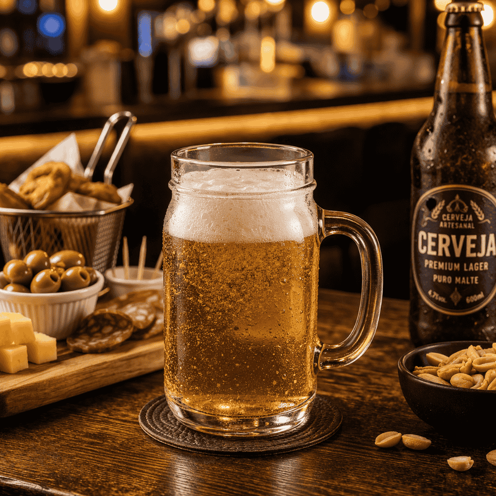 Caneca De Chopp Lisa 375Ml Krystalmix