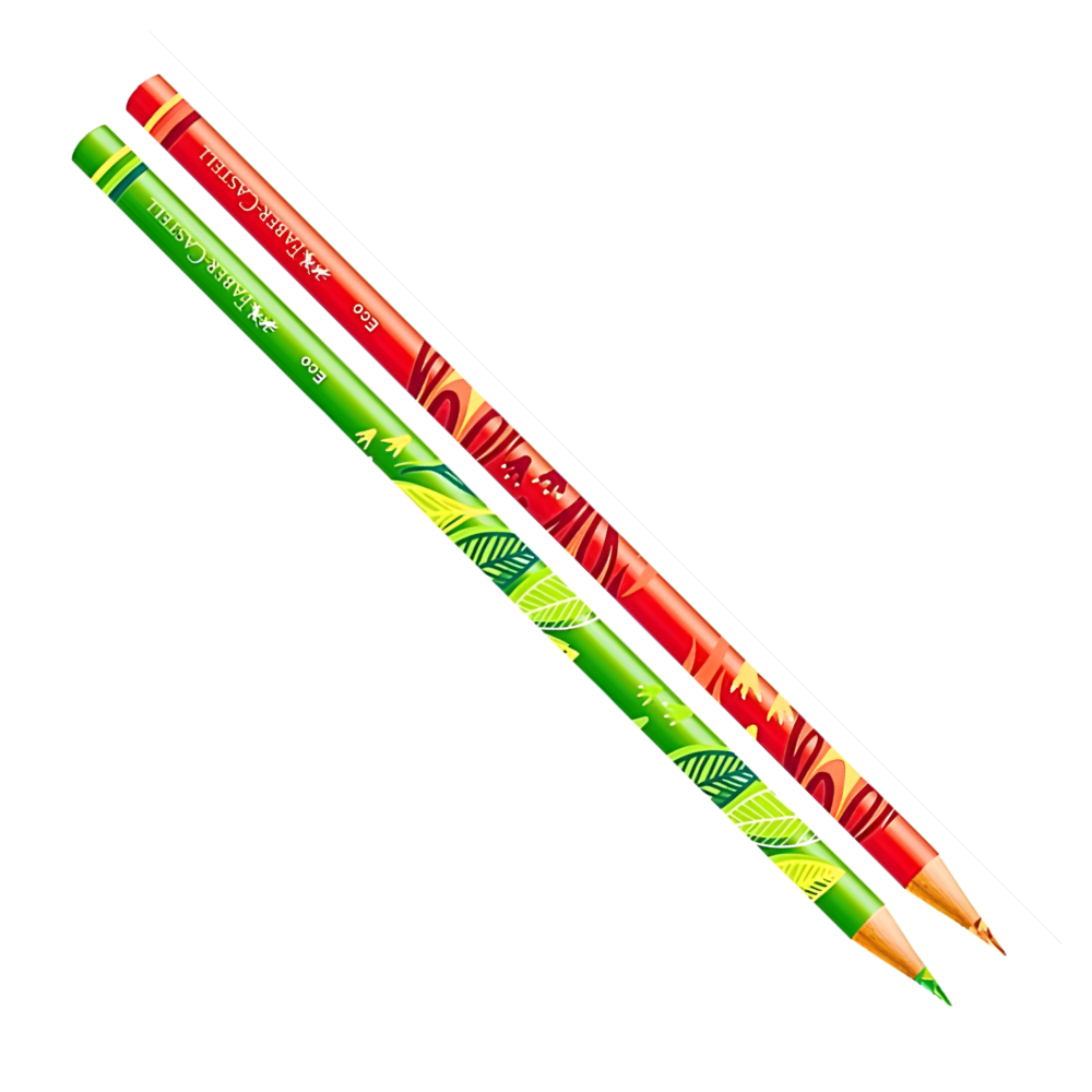 Ecolápis De Cor 12+2 Coleção Dinossauro Faber Castell