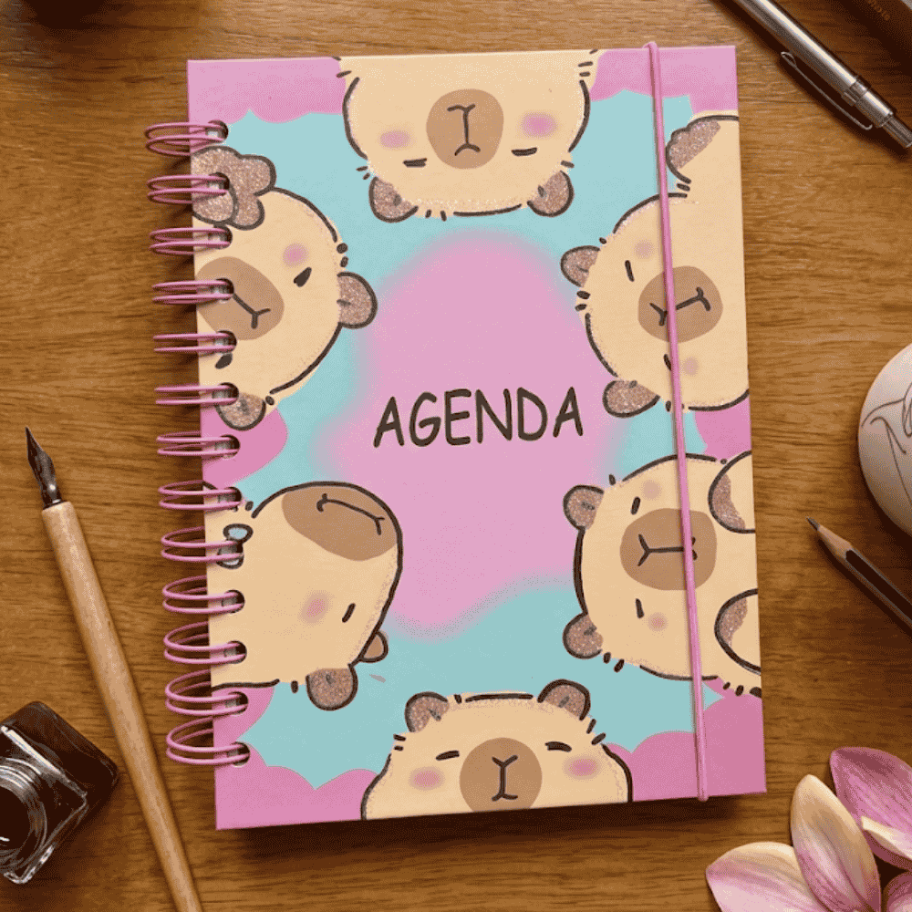 Agenda Permanente Capivara 160 Folhas Interponte