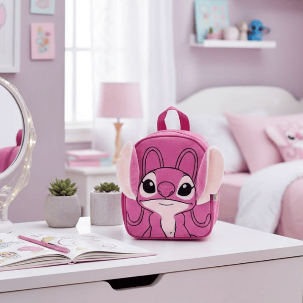 Kit Mochila/Lancheira/Estojo Stitch Roxo