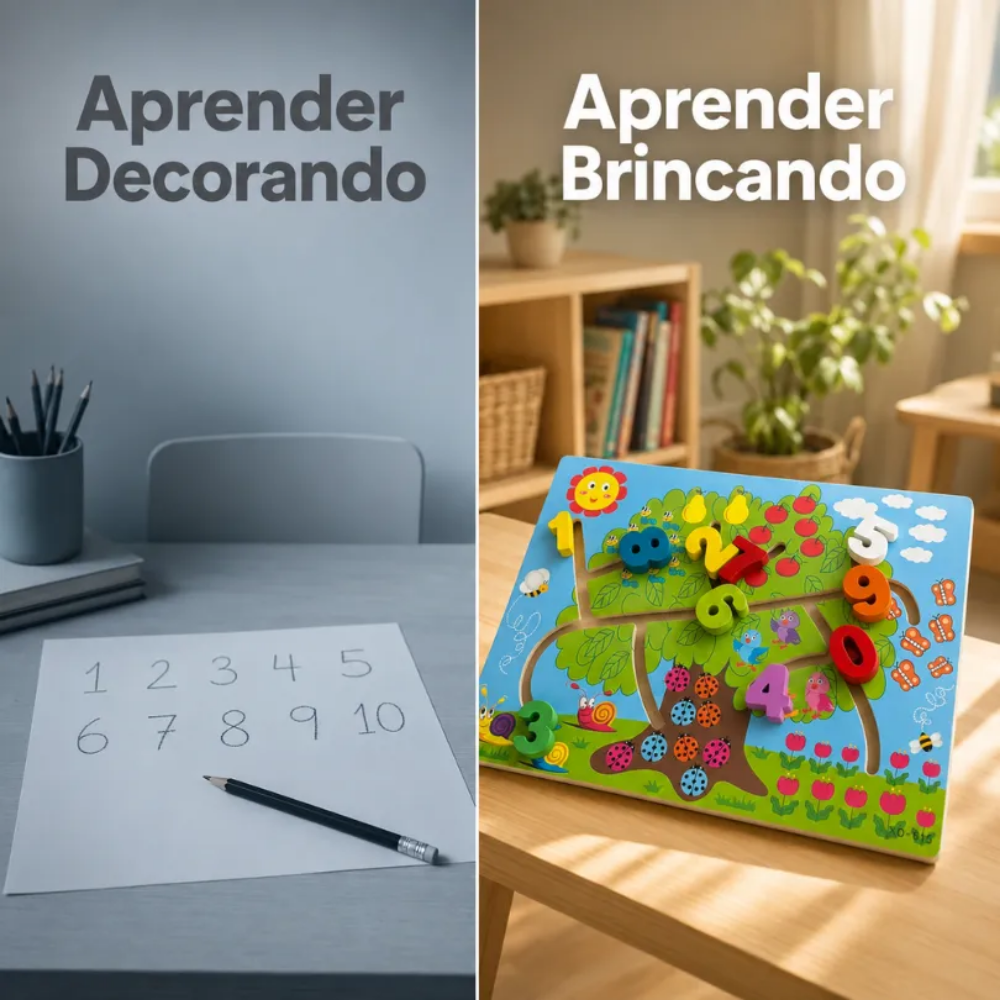 Labirinto de Madeira Relação Numérica Yins Kids