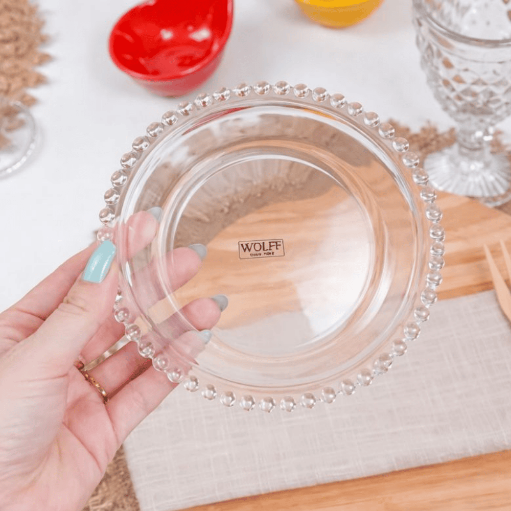 Prato Pearl 14Cm Cristal