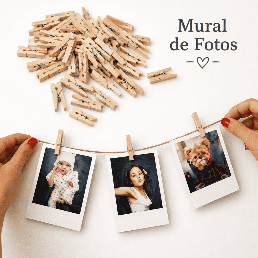 Conjunto de Pregadores Decorativos Amigold