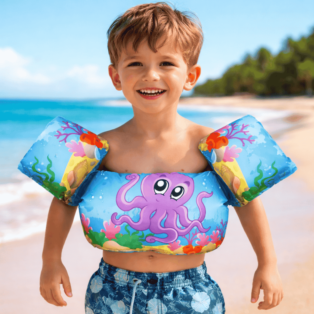 Colete Com Boia Auxiliar Arktoys