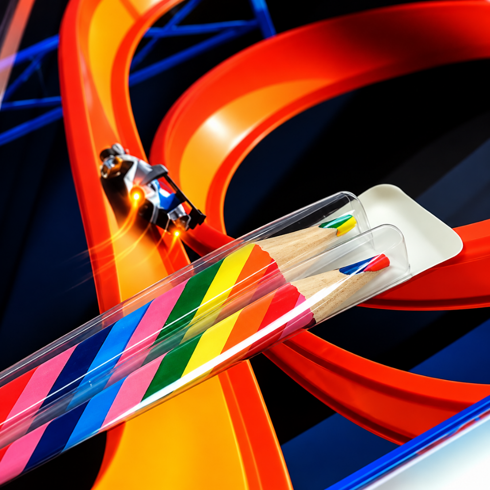 Livro Hot Wheels Colorindo com Arco-Íris Magic Kids