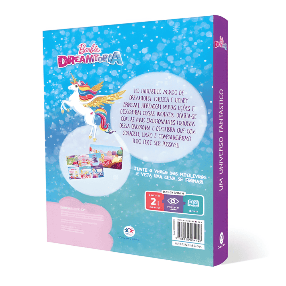 Livro Box Com 6 Minilivros Barbie Dreamtopia Ciranda
