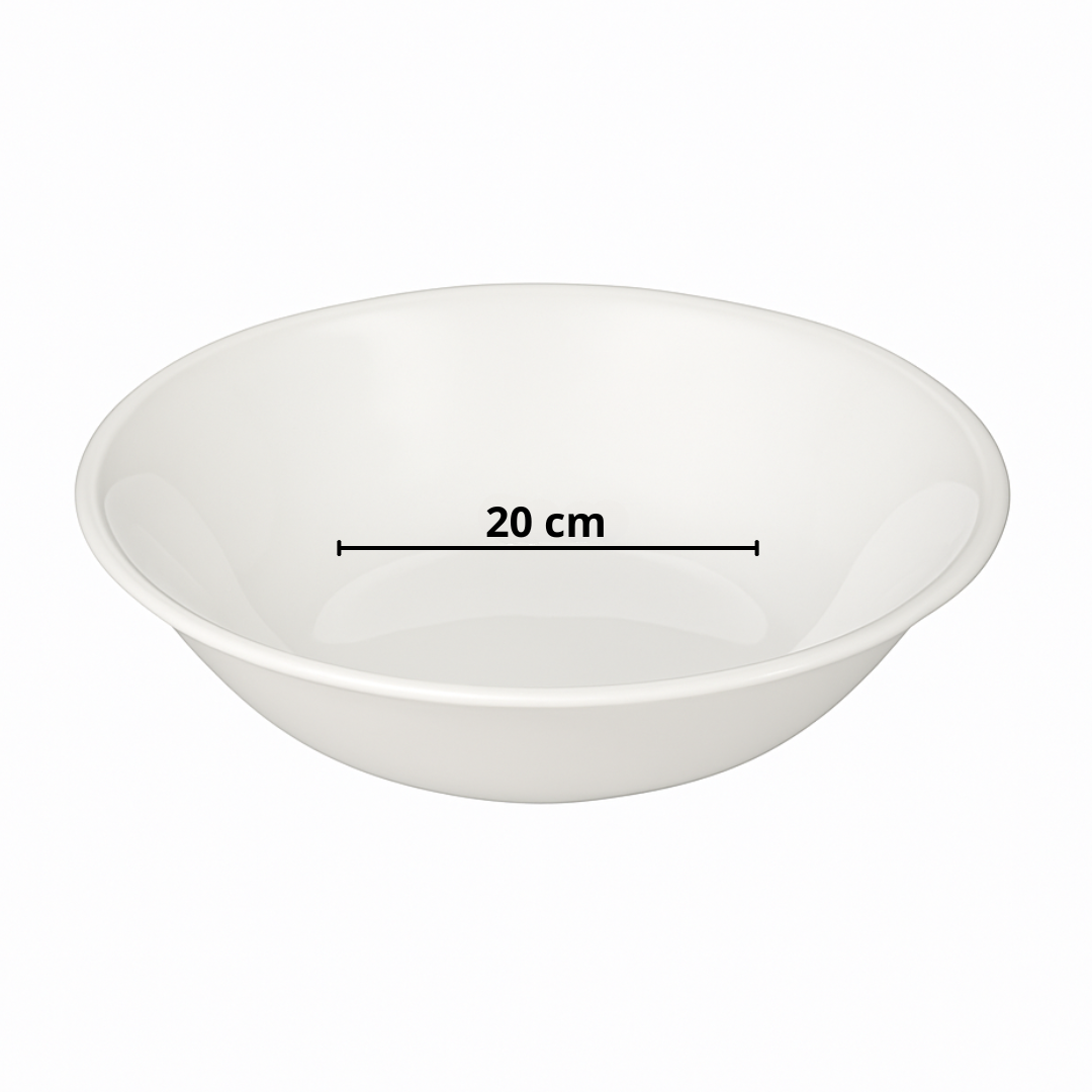 Tigela Redonda Branca 20Cm Utilgoods