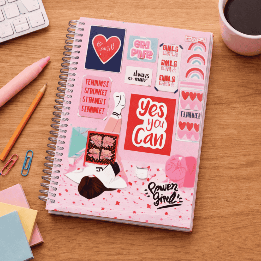 Caderno Universitário Espiral 20 Matérias 320 Folhas Power Girls Multi