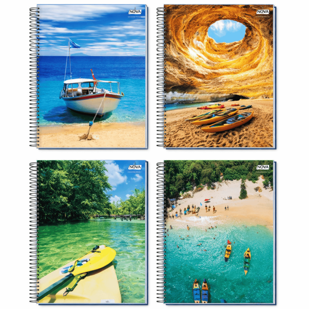 Caderno Univ Espiral Cd 15M 240Fls Positive Vibes