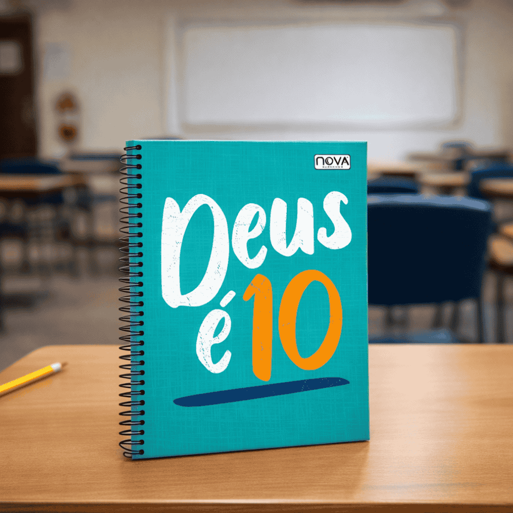 Caderno Universitário Espiral Capa Dura Grateful Multi