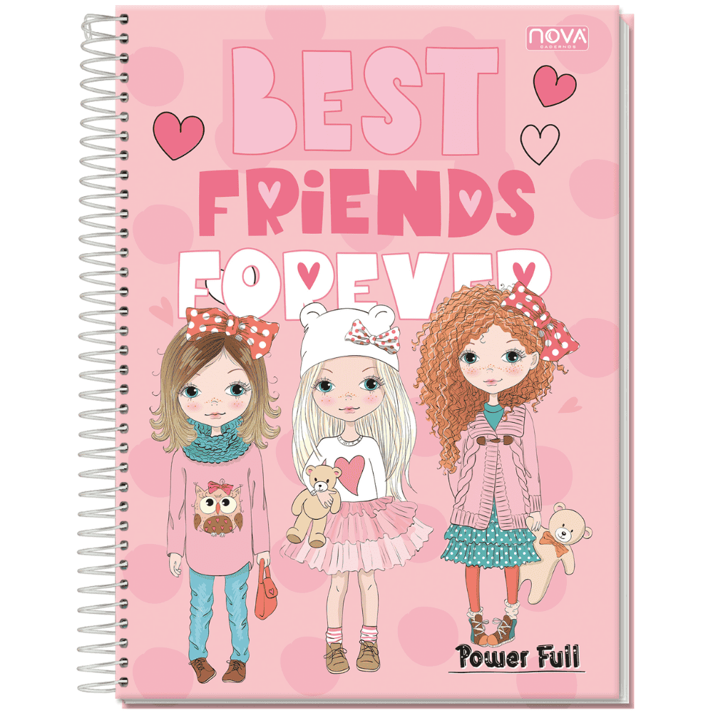 Caderno Univ Espiral Cd 10M 160Fls Powe Full Nova