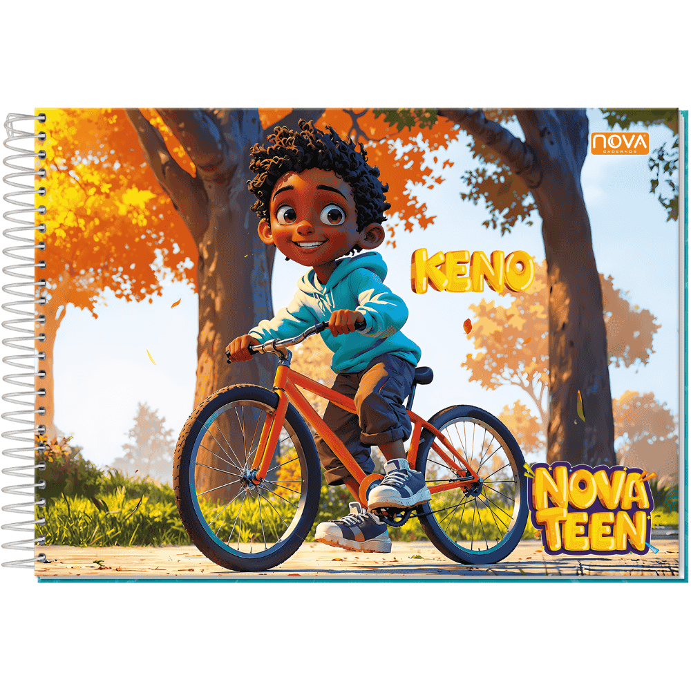 Caderno De Desenho Espiral 60 Folhas Nova Teen Multi