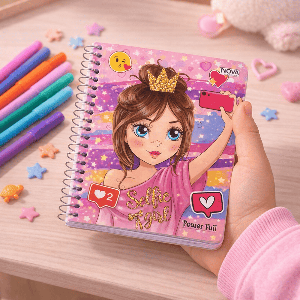 Caderno 1/8 Espiral Cd 80Fls