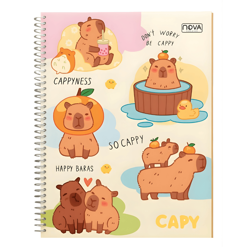 Caderno Univ Espiral Cd 15M 240Fls Capy