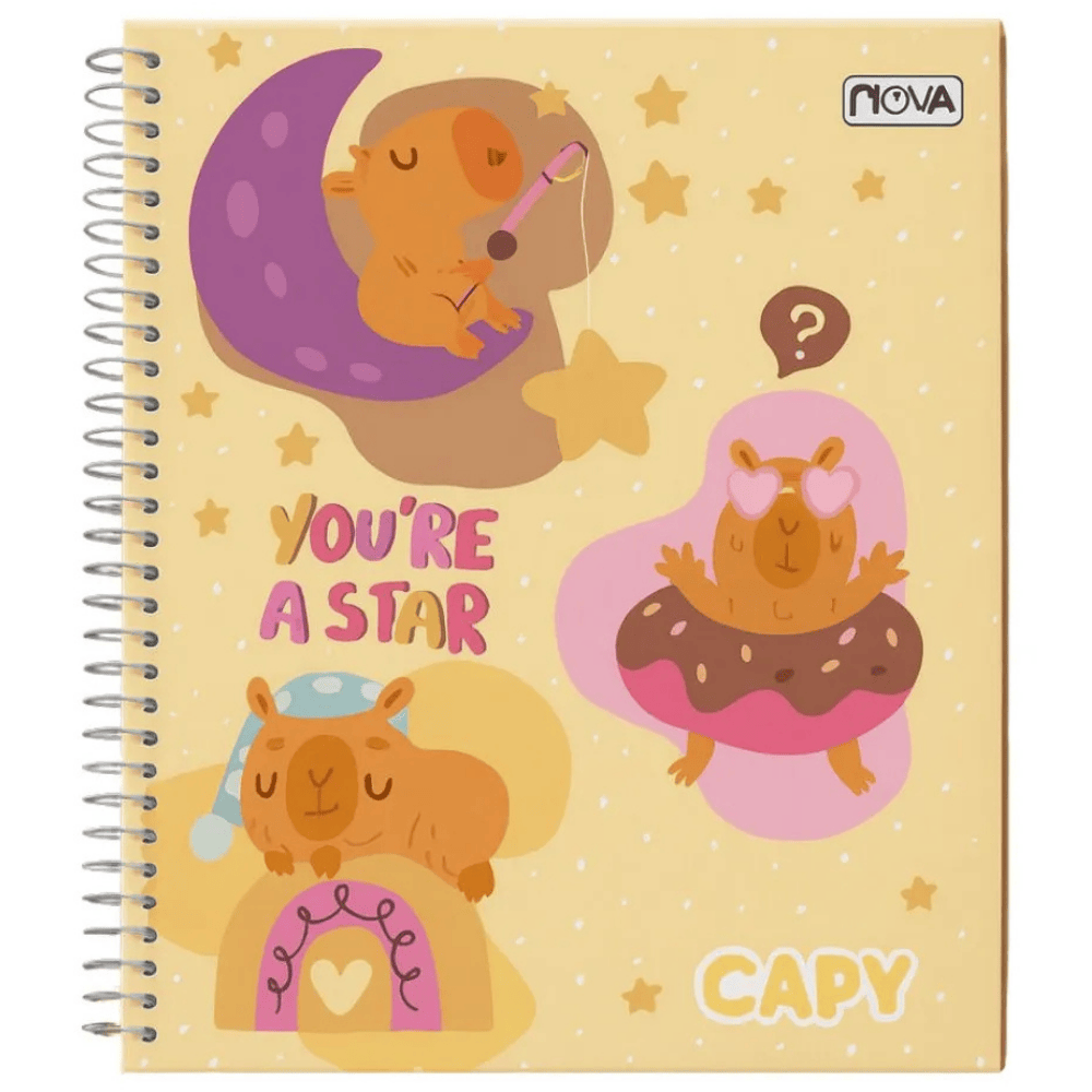 Caderno Univ Espiral Cd 15M 240Fls Capy