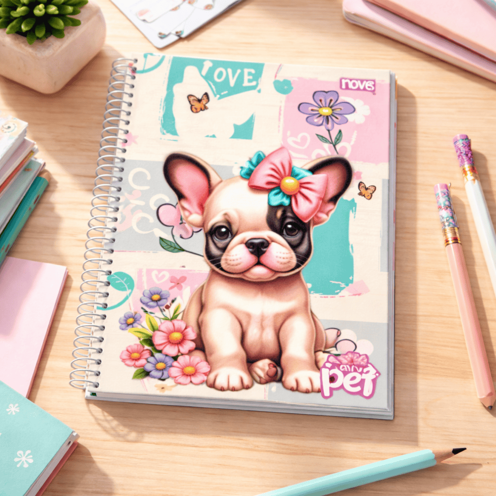 Caderno Univ Espiral Cd 15M 240Fls Miss Pet