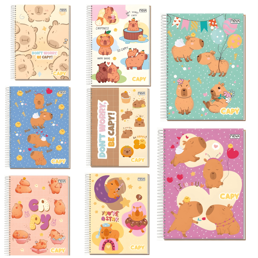 Caderno Univ Espiral Capa Dura 20M 320Fls Capy