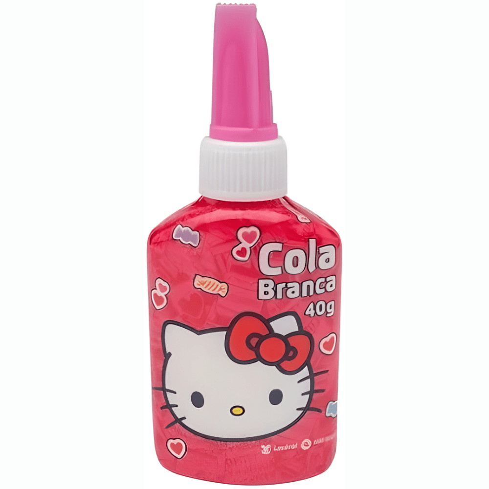 Cola Branca Escolar Hello Kitty 40Gr