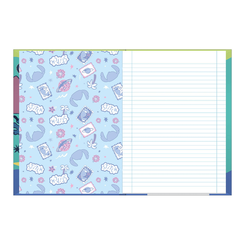Caderno Brochura CD Stitch 80 Folhas Foroni