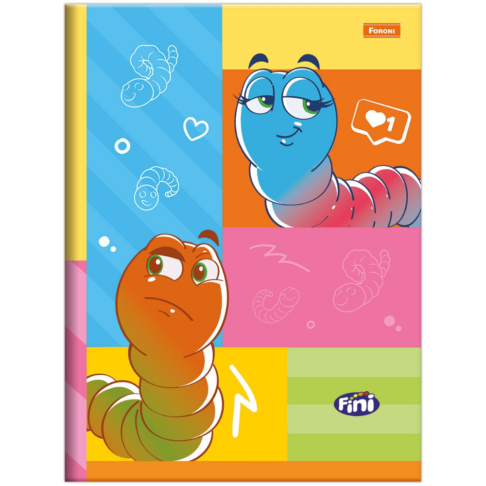 Caderno Brochura CD Fini 80 Folhas Foroni
