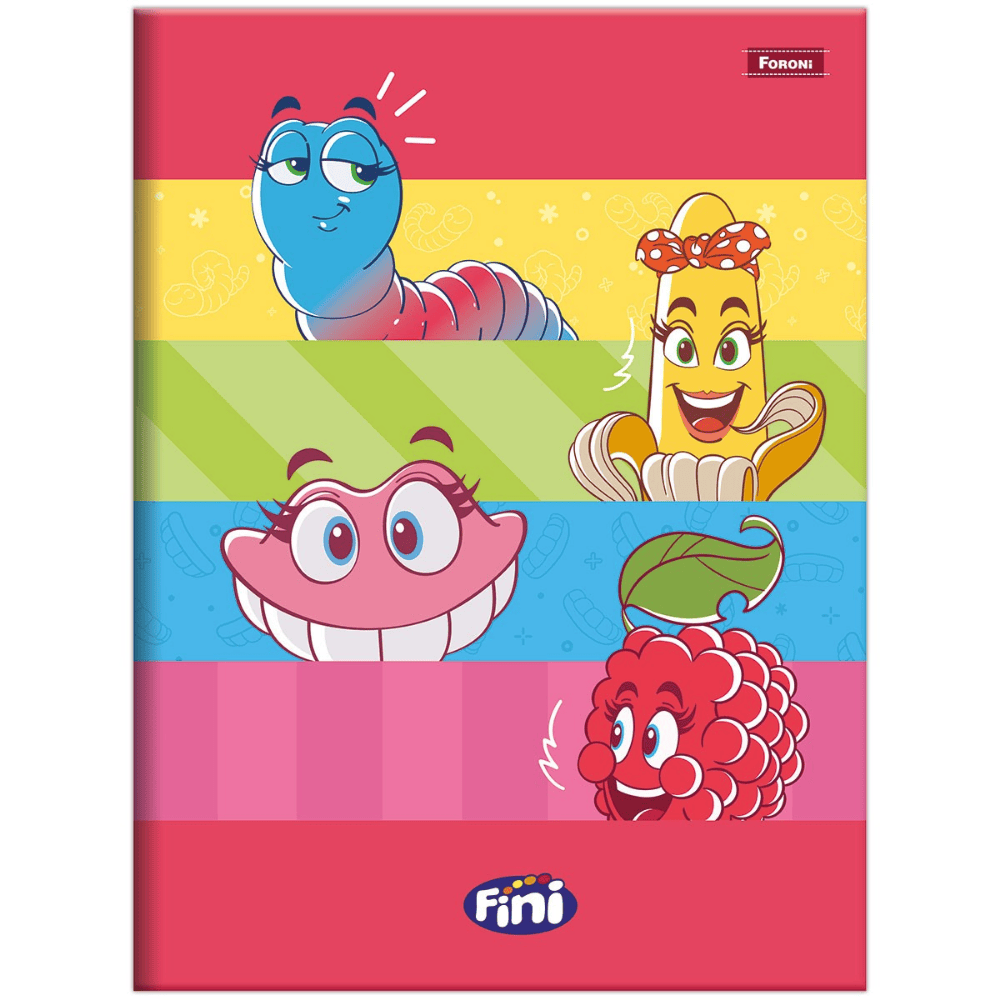 Caderno Brochura CD Fini 80 Folhas Foroni