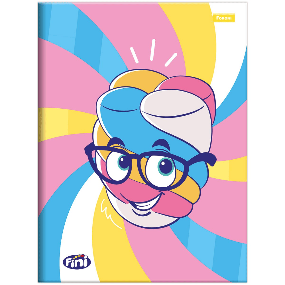 Caderno Brochura CD Fini 80 Folhas Foroni