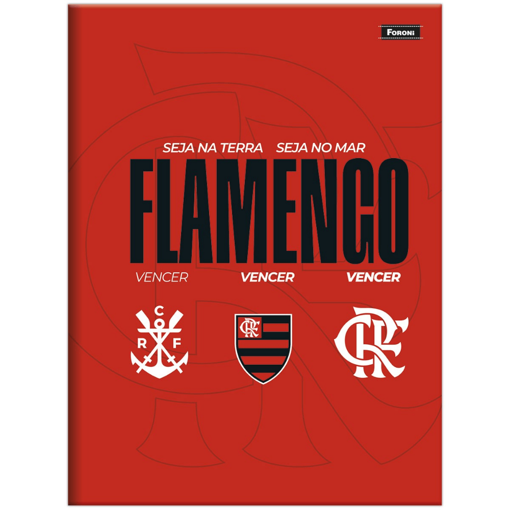 Caderno Brochura CD Mengão 80 Folhas Foroni