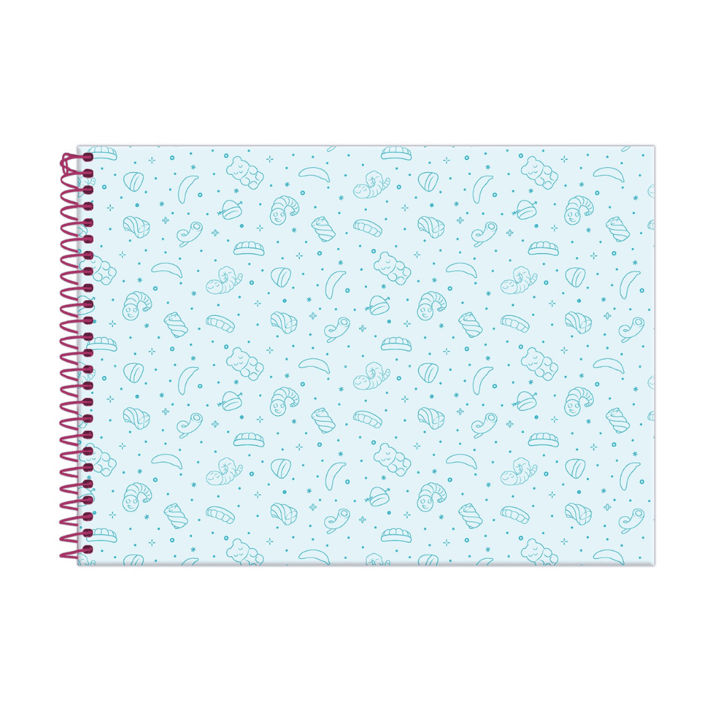 Caderno Cartografia Capa Dura 80 Folhas Fini Foroni