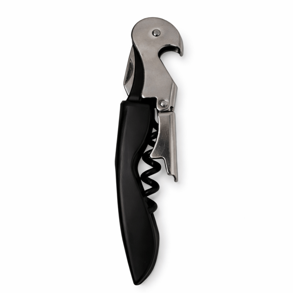 Abridor De Garrafa Inox Preto Yins